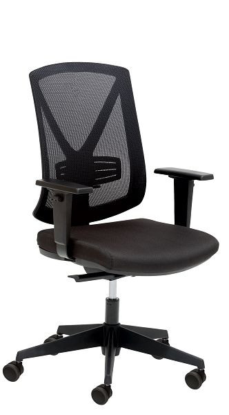 Siège Mayer Sitzmöbel 2335, noir, avec roulettes noires pour sols durs, 2335_ROG