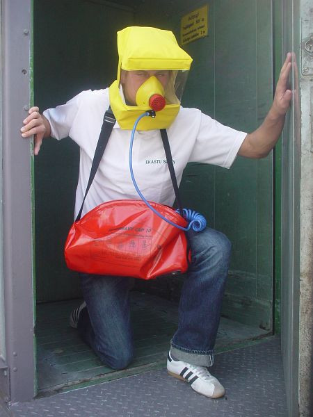 EKASTU Safety Dispositif d'évacuation d'air comprimé SEKUR CAP SNC 15 EEBD, 455915