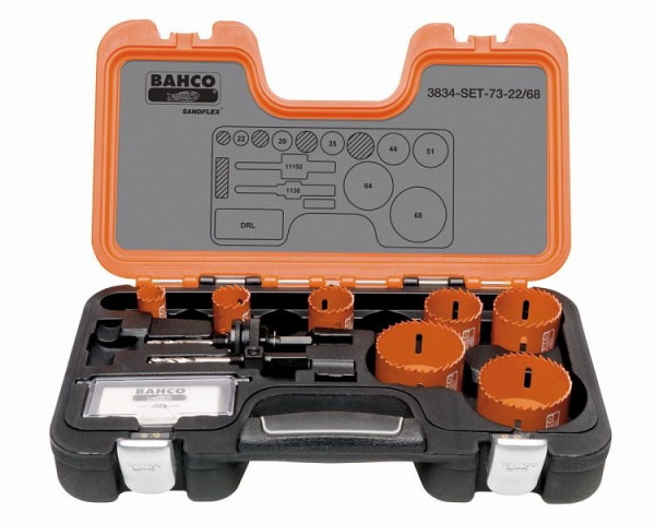 Jeu de scie cloche Bahco, 3834-SET-73