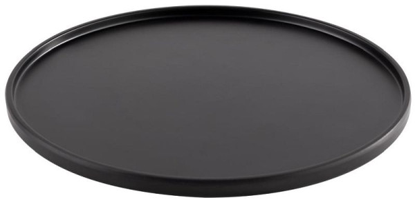 Soucoupe APS Ø 19 cm, hauteur : 1 cm mélamine, noir, 85232