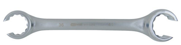 KS Tools Clé à anneau double ouverte, coudée, 36x41mm, 517.0272