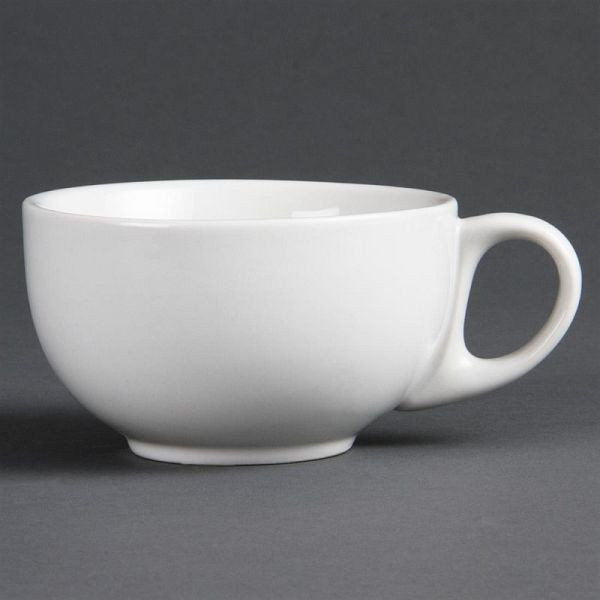 Tasses à cappuccino OLYMPIA Whiteware 28.4cl, UE: 12 pièces, CB462