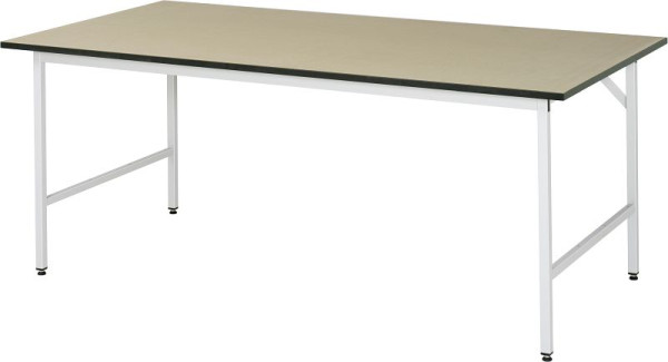 Table de travail série RAU Jerry (3030) - réglable en hauteur, panneau MDF, 2000x800-850x1000 mm, 06-500F10-20.12
