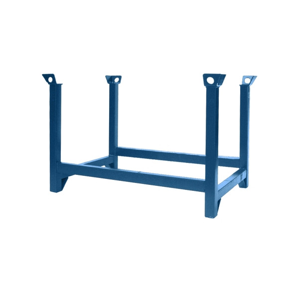 Palette industrielle Eichinger, 2000 kg, LxlxH 1000x800x750 mm, bleu gentiane, 13140100000097