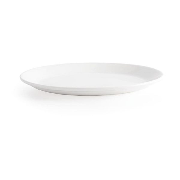 Assiettes ovales Churchill Whiteware 305 mm (lot de 12), P292