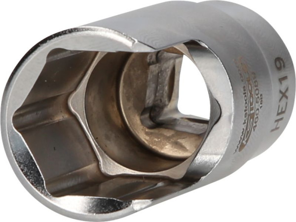 KS Tools Douille de raccord de tuyau coudée spéciale 3/8", 19 mm, 460.5089