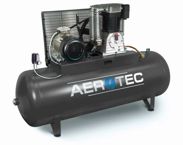 AEROTEC 1100-500 PRO AK50 - 10 bar avec circuit ST, compresseur d'air comprimé à piston, horizontal 400 volts, 2005382
