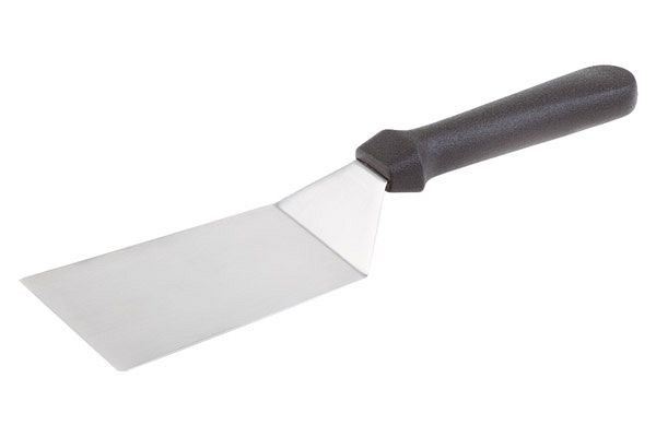Spatule APS, 15 x 9 cm, longueur 28 cm, lame flexible en inox, manche en polypropylène antidérapant, noire, 88942
