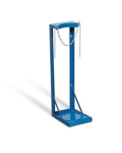 Support de bouteille de gaz DENIOS pour 1 bouteille (Ø 230 mm), pour montage mural, 115-875