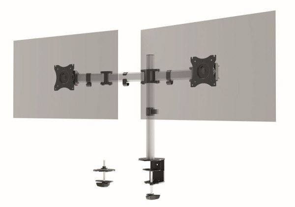 Support d'écran DURABLE SELECT pour 2 écrans, fixation de table, 509523
