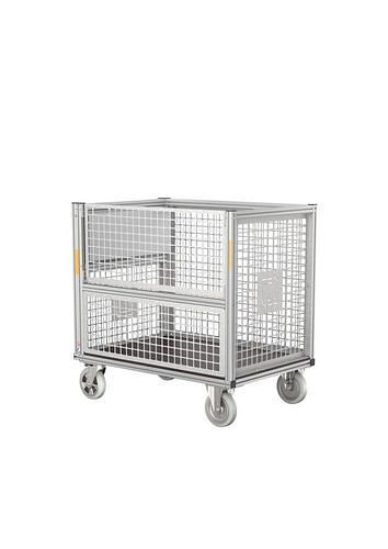 Conteneur roulant DENIOS avec caisse à mailles hautes, 305157