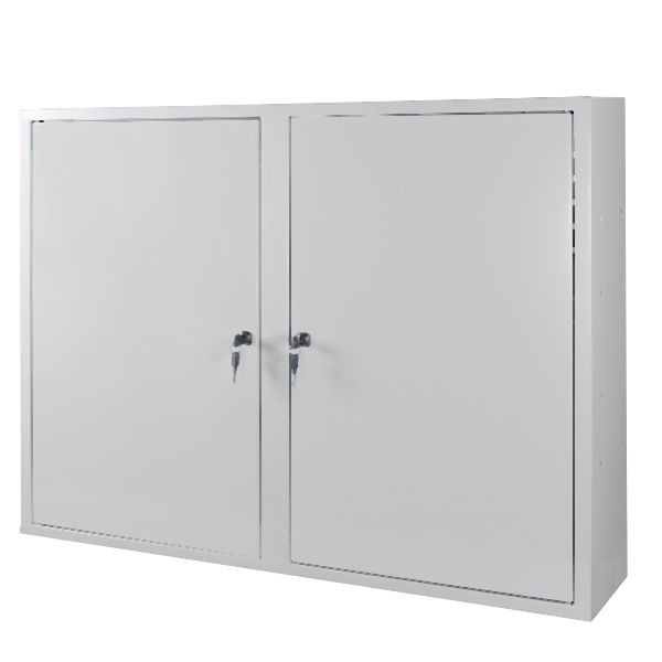 Armoire murale à outils ADB avec 2 portes, 3 étagères, gris, 52596