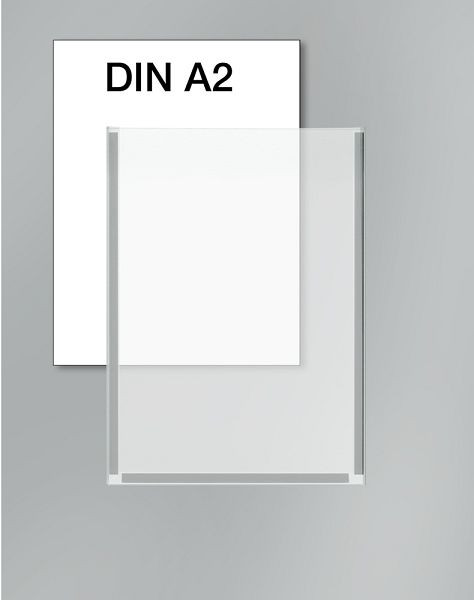 Pochette pour affiches Kerkmann DIN A2, L 420 x P 3 x H 594 mm, transparente, 44694800
