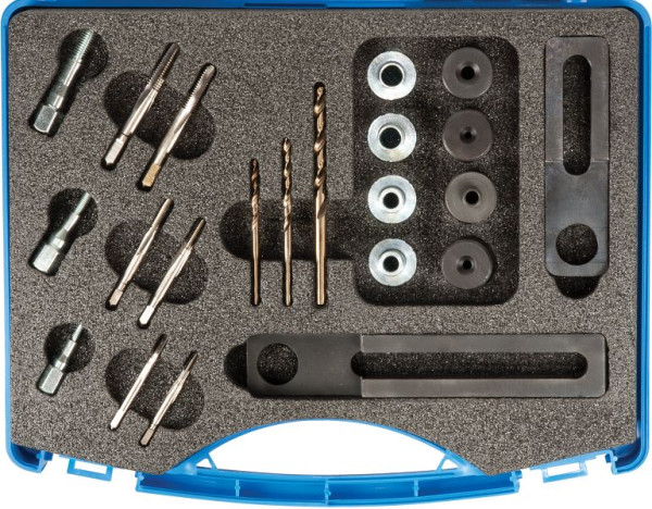 Kit de perçage de goujons en acier SW, M3-M8, 22 pièces, 04150L