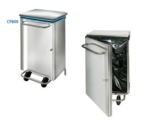 Poubelle inox SOFINOR 90 litres, CPB09C