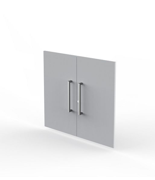 Portes d'entrée Kerkmann, 2 OH, mode, L 760 x P 16 x H 700 mm, gris clair, 13455011