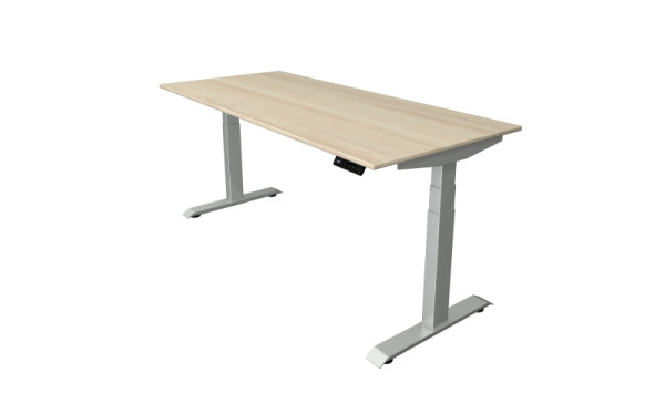 Table assis-debout Kerkmann L 1800 x P 800 mm, réglable en hauteur électriquement de 640 à 1290 mm, érable, 10040750