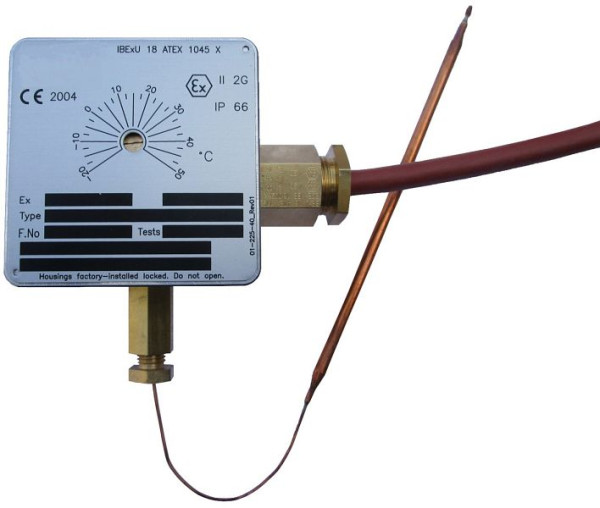Schultze TR60DF10 Thermostat d'ambiance Ex, valeur fixe +10°C, 16A 230V, IP66, EX TR60DF10