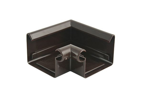 Marley box gouttière coin 90°, intérieur, RG 70 marron, 081168