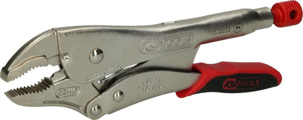 Pince multiprise KS Tools à dégagement facile, 55 mm, longueur 225 mm, 115.2033