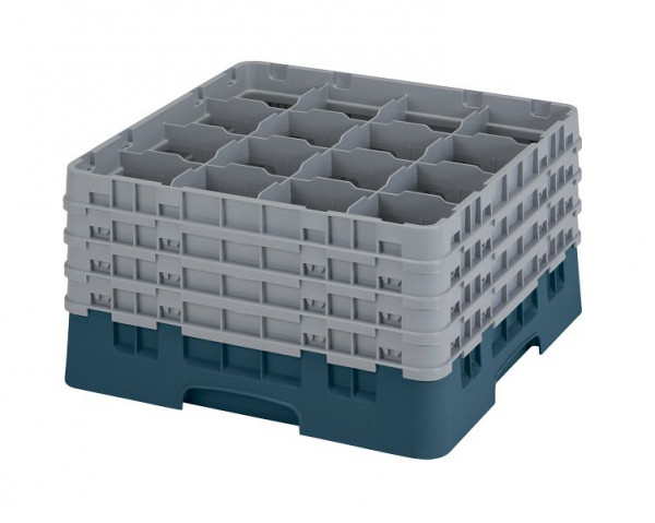 Panier de lavage Cambro 16 compartiments Camrack® hauteur: 23 cm turquoise, SU: 2 pièces, 16S900414