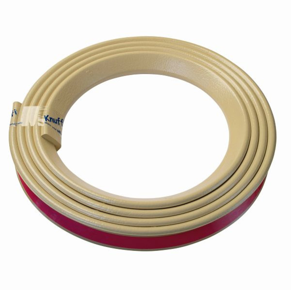 Protection d'angle Knuffi, profil d'avertissement et de protection type H, beige, 5 mètres, PH-900315