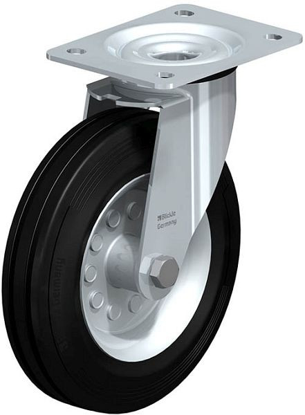 Bedrunka+Hirth roulette pivotante sans frein Ø 200 mm, établis à caisson mobile T750, 04WL200