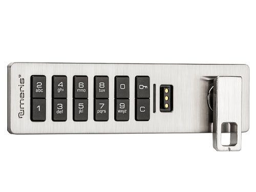 Bedrunka+Hirth Pin Code E-serrure 90° pour tiroir simple encastré, 01PINSLEINZ
