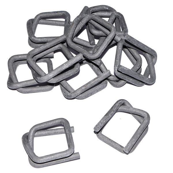 Pinces métalliques LINDER phosphatées, pour largeur de bande 32-35 mm, 250 pièces, B10P