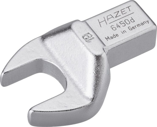 Clé à fourche insérable Hazet, carré insérable 14 x 18 mm, profil hexagonal extérieur, 19 mm, 6450D-19