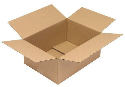 Boîte pliante en carton ondulé TransPak 1 paroi, dimensions intérieures 400 x 300 x 180 mm, qualité 1,30C, paquet de 50, 299274