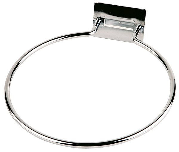 Anneau simple APS pour échelle de buffet, pour bols Ø environ 23 cm, métal chromé, 11596