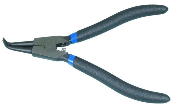 Pince à circlips Boxo coudée à 90° pour bagues extérieures 180 mm, UE : 6 pièces, PR6720-007E