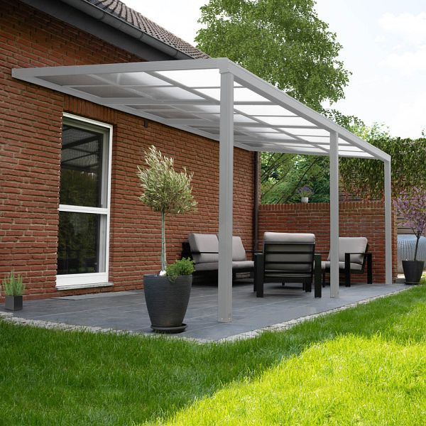 HOME DELUXE Couverture de terrasse SOLIS DELUXE - 390 x 295 x 233/272 cm blanc, 49485