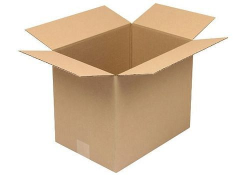 Boîte pliante en carton ondulé TransPak 1 paroi, dimensions intérieures 340 x 240 x 280 mm, format C4, qualité 1.20B, lot de 25, 299257