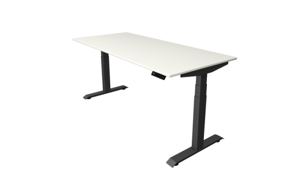 Table assis/debout Kerkmann Move 4, L 1800 x P 800 mm, réglable en hauteur électriquement de 640 à 1290 mm, blanc, 10080710