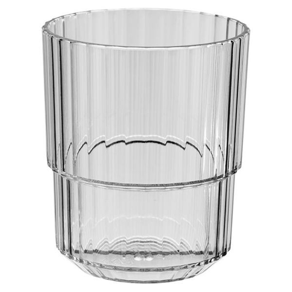 Gobelet APS -LINEA-, Ø 8,5 cm, hauteur : 10 cm, Tritan, 300 ml, couleur : gris français, lot de 48, 10567