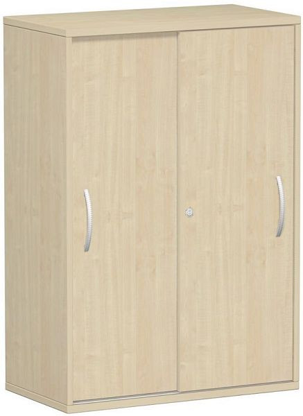 geramöbel panneau supérieur d'armoire à portes coulissantes 25 mm, avec pieds, verrouillable, 800x425x1182, érable/érable, S-383502-AA