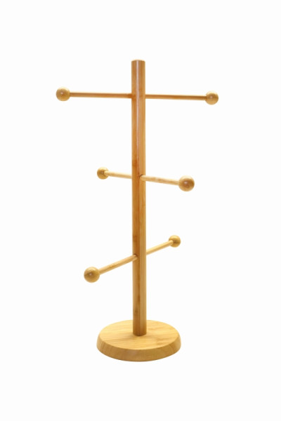 Support à bretzels/saucisses Schneider avec 6 bras, bambou, 120641