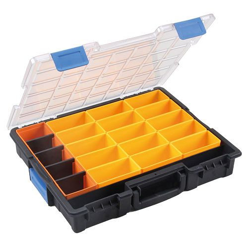Bedrunka+Hirth Flex-Box en plastique avec 21 compartiments, dimensions en mm (LxPxH) : 440 x 355 x 76, 04.KK454240