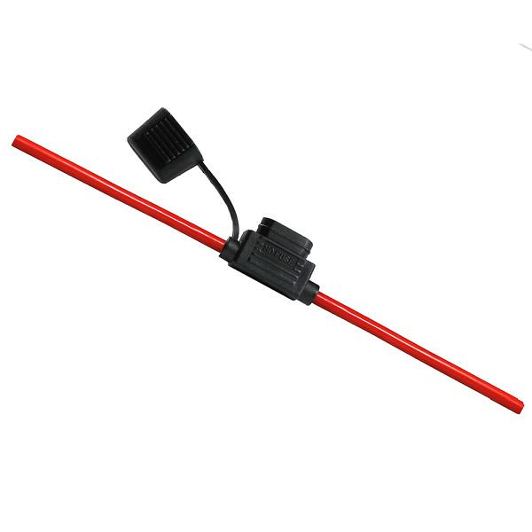 Porte-fusible à lame standard pour voiture Offgridtec 6,0 mm² avec câble, 8-01-001385