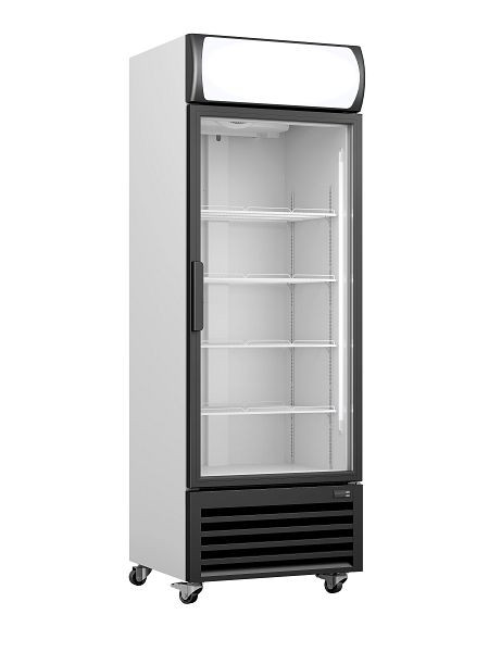 Réfrigérateur Saro, porte vitrée + panneau publicitaire, GTK 370, 453-1004