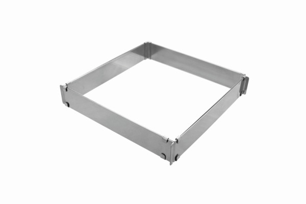Cadre de cuisson Schneider réglable 300 x 300 x 50 mm, acier inoxydable, maximum 57x56x5 cm, 155420