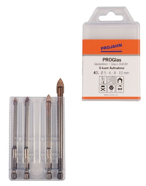 Projahn set PROGlas 1/4 "douille hexagonale 4 parties 5, 6, 8, 10 mm, 59201