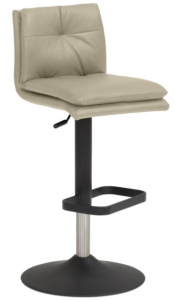 Mayer Sitzmöbel , structure thermolaquée noire, siège rembourré confortable avec coussin intérieur, taupe, 1211_03_30484