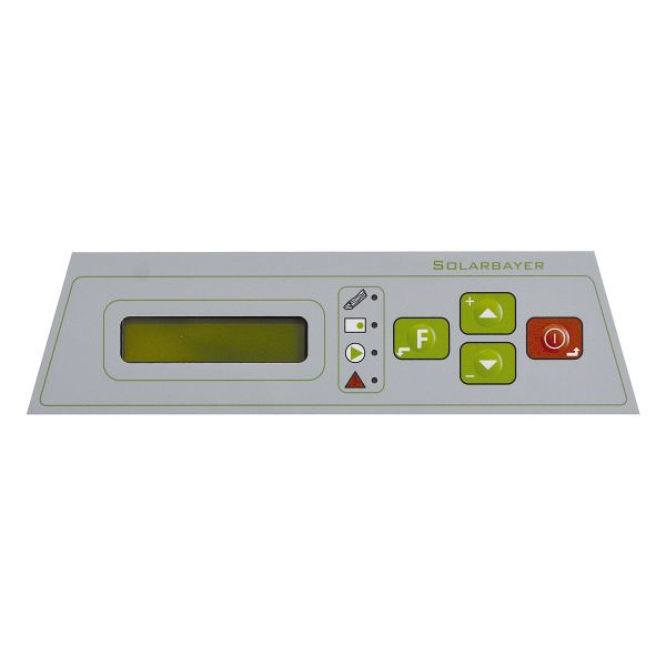 Unité de commande Solarbayer avec écran AK 2005D pour chaudières à bois de la série HVS T, 390100200