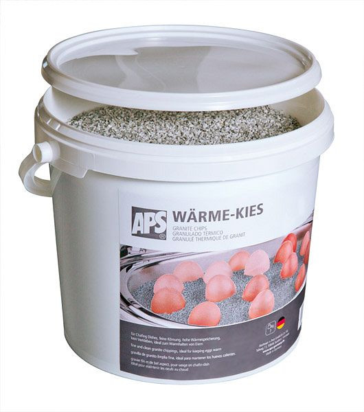 Gravier chauffant APS pour réchauds, contenu : 7 kg, gravillons de granit fins et propres, (grain fin), 81116
