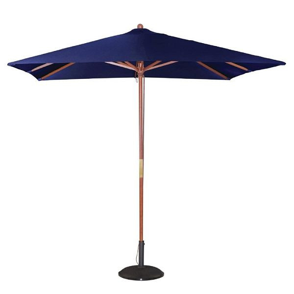 Parasol carré Bolero bleu foncé 2.5m, GH991