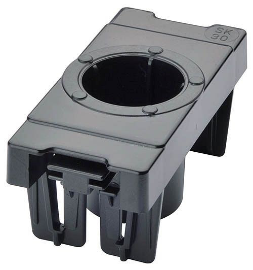 Support CNC Bedrunka+Hirth, équipé pour RotaRex, avec 80 x inserts en plastique MK3, insert d'outil, 49 x 103 x 17 mm, 02.R560330