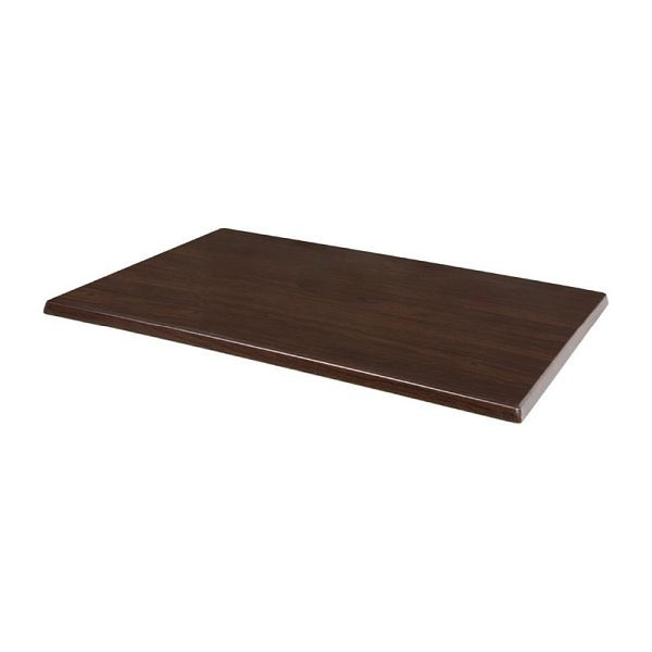 Plateau rectangulaire Bolero marron foncé, CW131